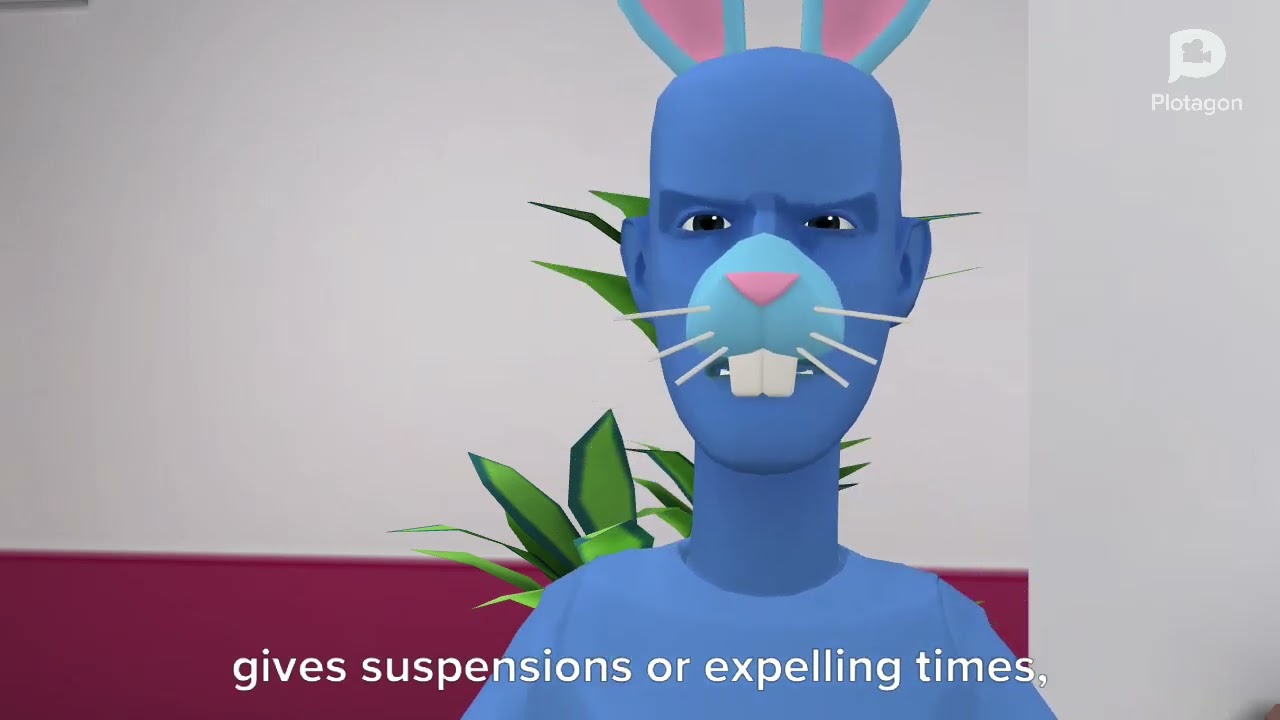 Dark rabbit fires a bazooka at mr. Principal of the thing/grounded ...