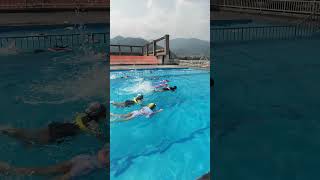 Flutter Kick with Noodles,❤️♥️ #jivanpanima #villagejivan #swimming