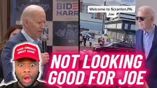 Joe Biden TRIGGERED Over 'F Joe Biden' Signs As Attempt To UPSTAGE Trump In His Hometown FAILS!