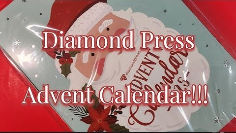 SPOILER ALERT! Unboxing.& Reveal!  Diamond Press 2025 Advent Calendar!!!  #DiamondPress