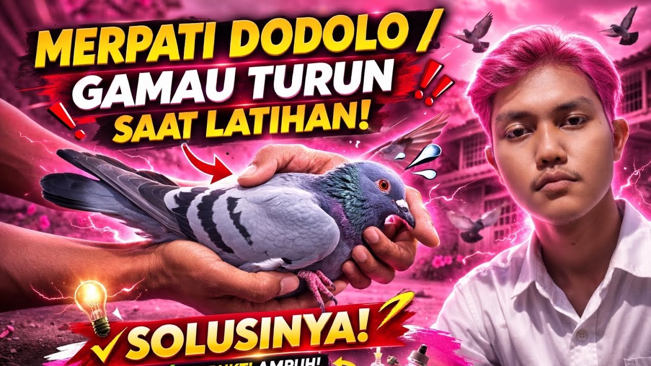 Cara Mengatasi Merpati Dodolo/Gamau Turun Saat Dilatih