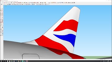How to make Airplane in Google Sketchup: Vertical ( Part 2 )