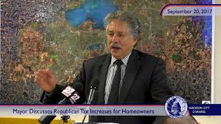 Mayoral Press Conference on Republican Tax Increases