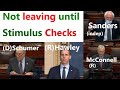 Stimulus Check Update 12/18/2020 Schumer McConnell Sanders Hawley "nobody leaves until it's done"