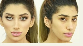 Soft Cat Eye, Conturing Long, Slim Face حنان النجاده مكياج ناعم جذاب