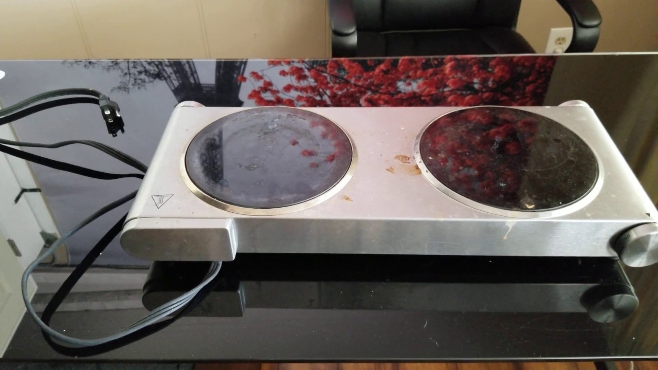 techwood hot plate electric double burner