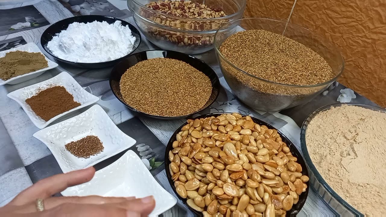 حضري الذ واحسن سلو او سفوف بكيلو دقيق فقط مذاق رائع /sfouf  / salou
