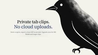 CstWeave - Record Any Tab Region to GIF & HD WebM