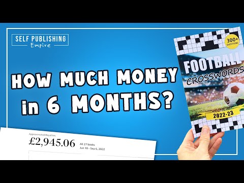 6 Months Of Low Content Publishing - How Much Money Can You Make On Amazon KDP?