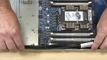 Lenovo Thinksystem SR630 installing a front I/O assembly
