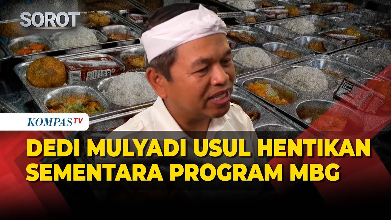 Dedi Mulyadi Usul Program MBG Dihentikan Sementara di Jawa Barat