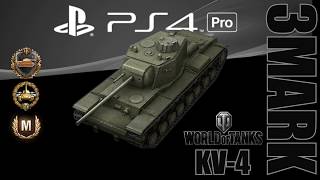 World Of Tanks - Ps4 Pro - Kv-4 - Ace Tanker - Full Hd 1080P - Ps4 Pro Wot Console