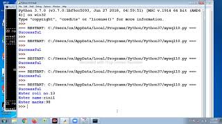 insert update delete queries in mysql through python