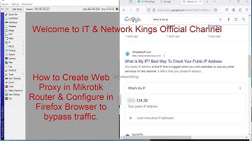 How to Create Web Proxy in Mikrotik Router & Web Proxy Configure in Firefox Browser  @itnetworkKing