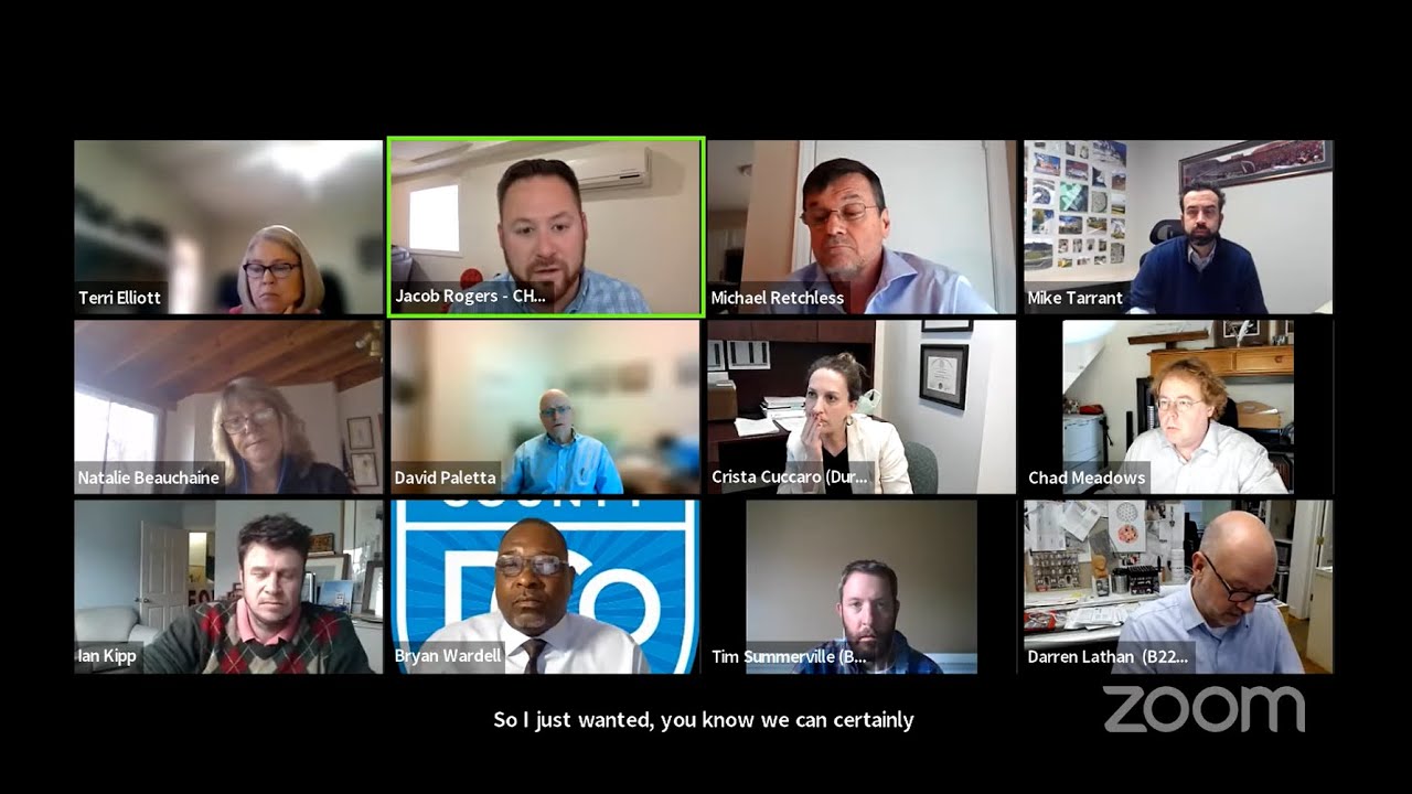 Durham Board of Adjustment Meeting February 22, 2022 YouTube