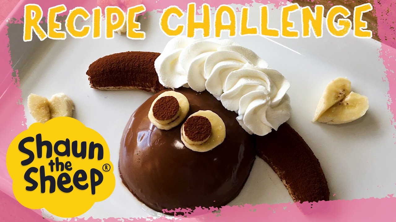 How to Make Chocolate Banana Shaun Pudding | Food Craft Challenge | Shaun the Sheep
