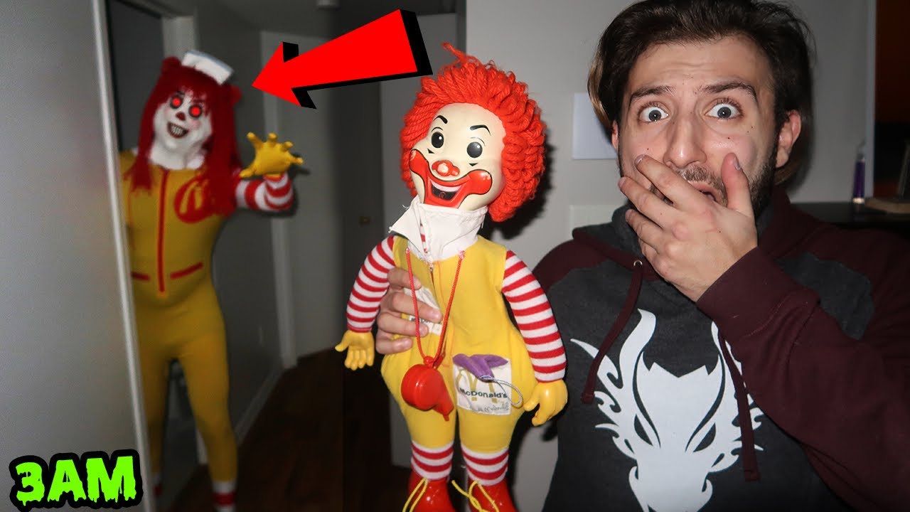 DONT SUMMON RONALD MCDONALD USING A VINTAGE RONALD MCDONALD DOLL AT 3AM |  RONALD CAME TO MY HOUSE - YouTube