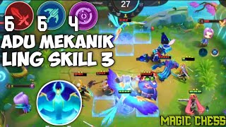 COMBO TERBAIK UNTUK LING SKILL 3 TERBARU - MAGIC CHESS MOBILE LEGENDS