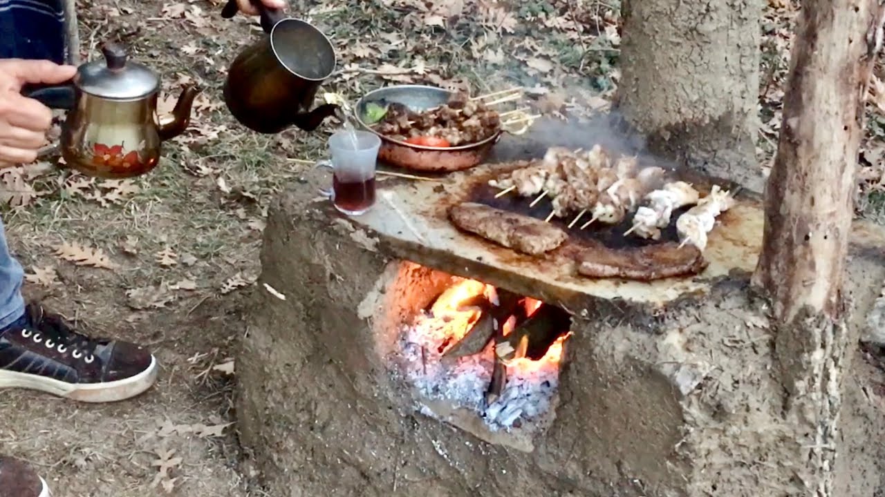 Dağ Evimize Taş Ocak Yapıyoruz! We Are Building A Stone Stove For Our Mountain House! #mangal