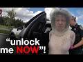 Psycho Karen Tries to Bully the Wrong Officer – Instant Regret Ensues.