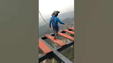 Bungee jumping, Adventure #shorts #bungeejumping #adventure