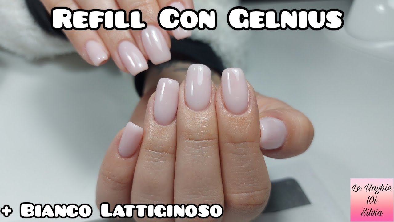 Refill Con Gelnius BabyBlush Passione Unghie + Bianco Lattiginoso