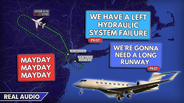 MAYDAY. Hydraulic system failure in flight. Long runway requested. Real ATC
