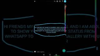 HOW TO SAVE A STATUS FROM WHATSAPP TO GALLERY WITHOUT STATUS SAVER screenshot 5