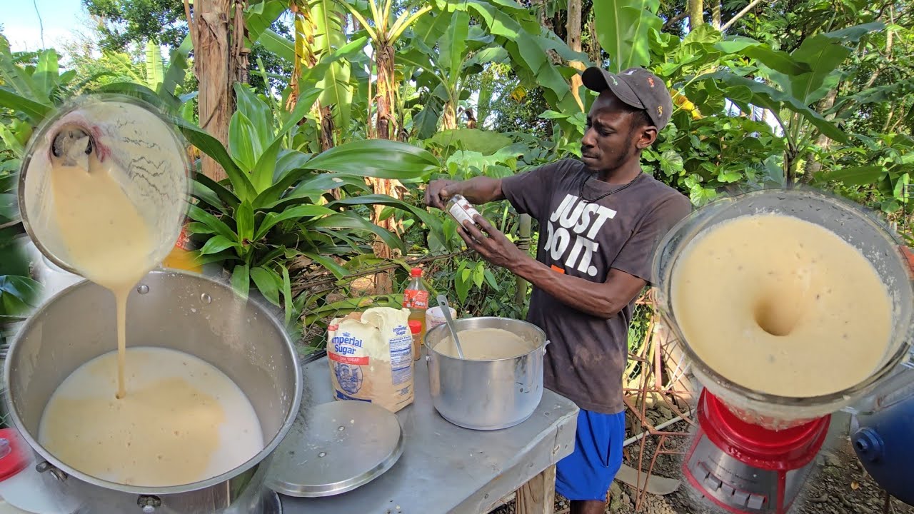Starting The Jamaica Day With Some Nutritious Meal That You Cant Resist Plantain Coconut Porridge 