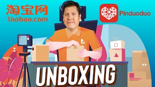 unboxing mis compras de Taobao y Pinduoduo