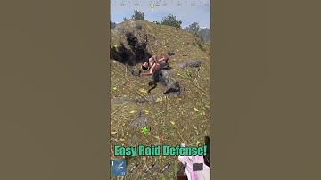 My fastest raid defense EVER!!!!!    #rust #rustconsole #rustpvp #clips #shortvideo #rustclips