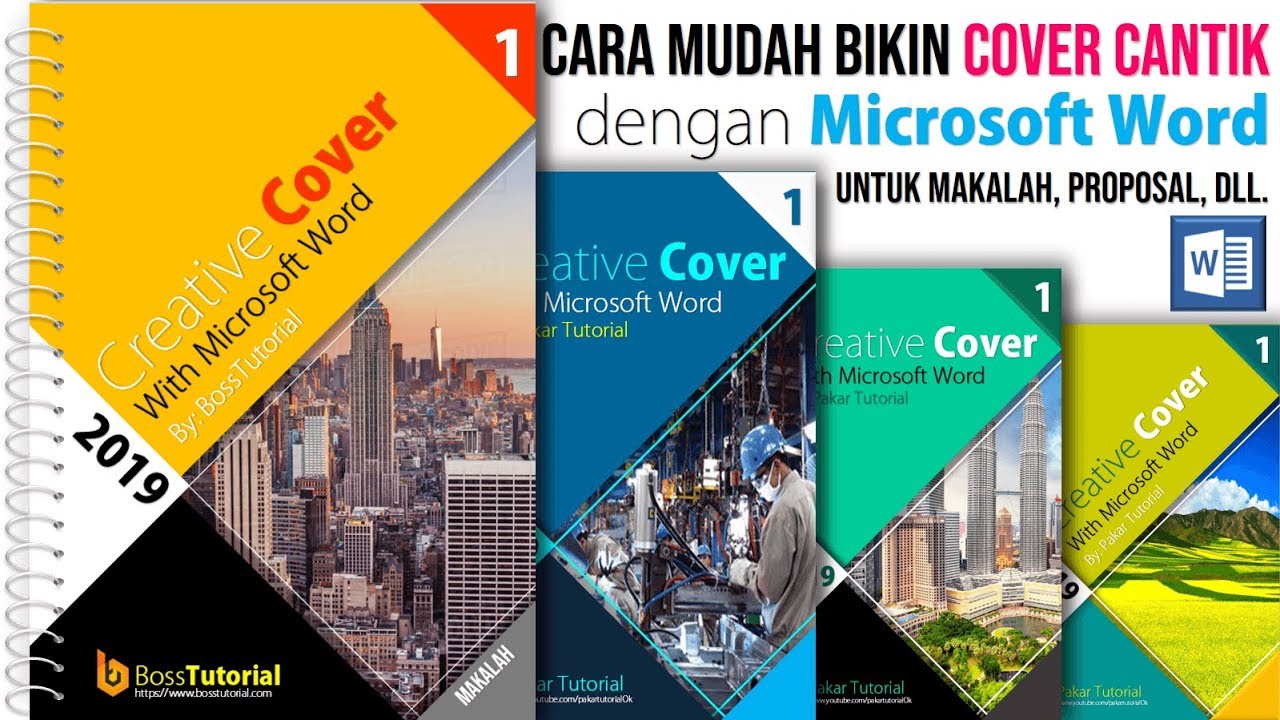 Cara Membuat Cover Makalah, Proposal, yang Menarik dengan ...