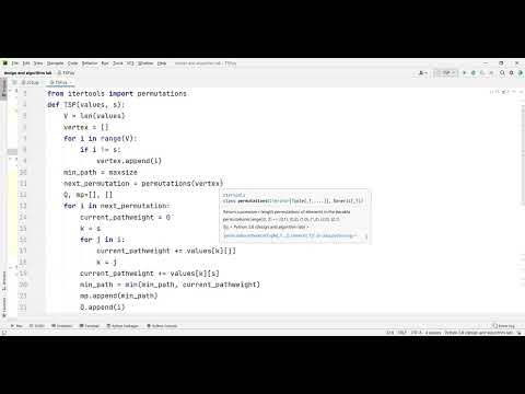 TSP programming(Travelling Salesman Problem)