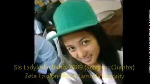 Mga magagandang babae sa Zeta Epsilon Alpha Lambda Sorority