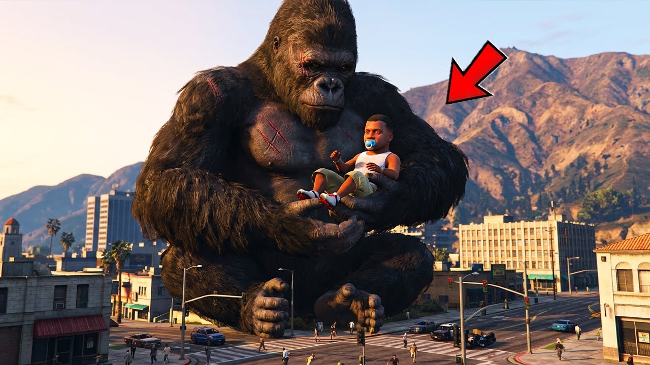 КИНГ КОНГ ФРАНКЛИНДЫ АСЫРАП АЛДЫ (GTA V)