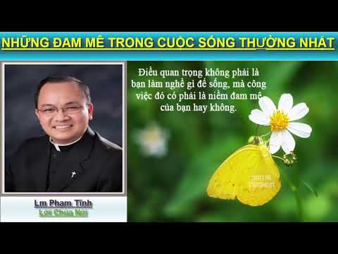 Video NHỮNG ĐAM MÊ TRONG CUỘC SỐNG Bài giảng công giáo hay... - youtube