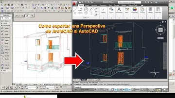 ARCHICAD TUTORIAL: Como exportar una perspectiva de ArchiCAD al AutoCAD