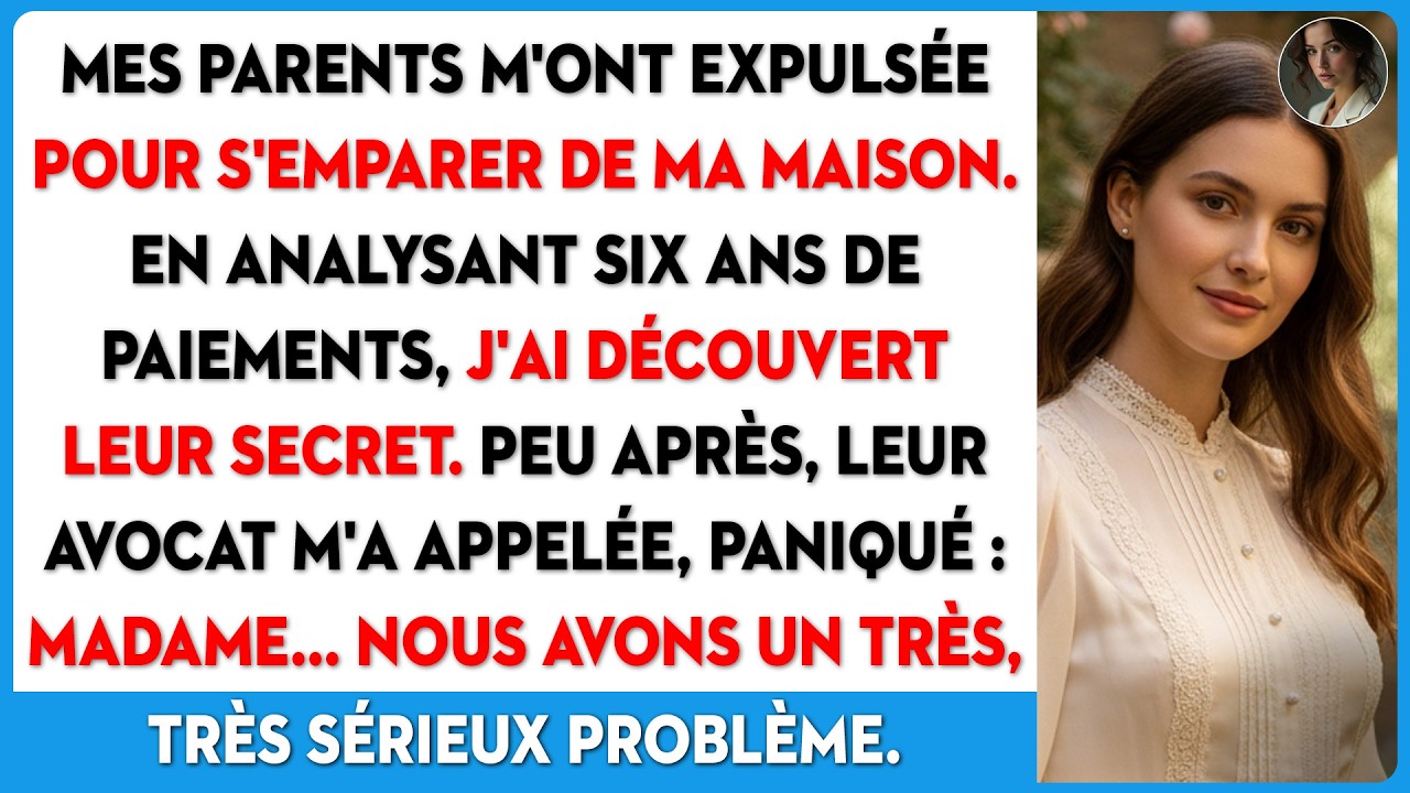 Mardi soir, 21h47. Ma mère m'a laissé un message vocal de trente et une secondes : « Tu es virée. Cette famille avance sans toi. » Vingt-sept ans à payer leurs factures, et on m'effaçait comme un...