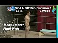 2010 NCAA Division I (1) - Mens College Diving 3 Meter Last Dives