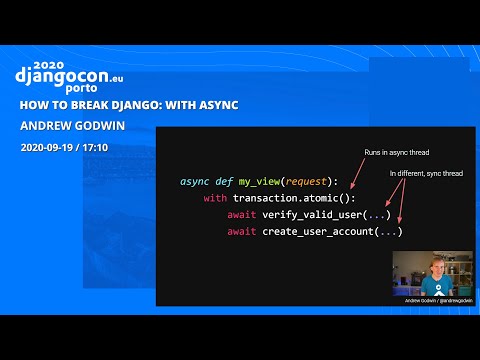 Image from How To Break Django: With Async - Andrew Godwin