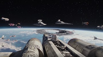 Rebel Fleet arrives to Scarif Scene | Rogue One: A Star Wars Story (2016)