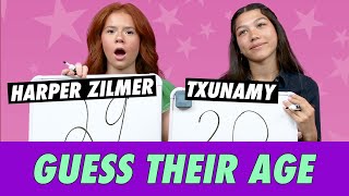 Txunamy vs. Harper Zilmer - Guess Their Age Resimi