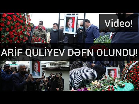 ARİF QULİYEVİN DƏFNİNDƏN GÖRÜNTÜLƏR! VİDEO!