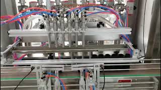 500ml Full automatic 6 - head paste filling, rotary cover machine Line