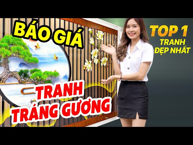 Báo giá tranh tráng gương khổ lớn 3d - Tấm ốp tường Titaco