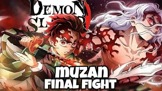 DEMON KING KIBUTSUJI MUZAN - Final fight with demon king Muzan | SUN  COUNTDOWN Arc [in Hindi]