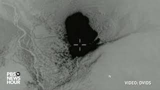 RAW VIDEO MOAB strike in Afghanistan