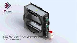 FE&M | L220 Multi Blade Round Louver Damper