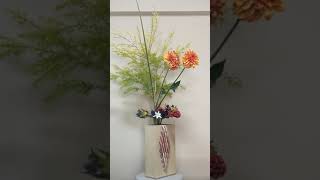 池坊【いけばな Ikebana】『森部隆教室 OB花展』立花新風体