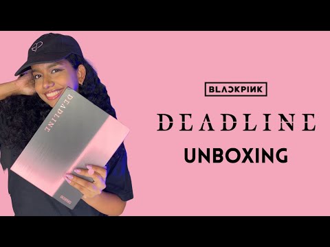 BLACKPINK DEADLINE Unboxing | Black ver. - YouTube